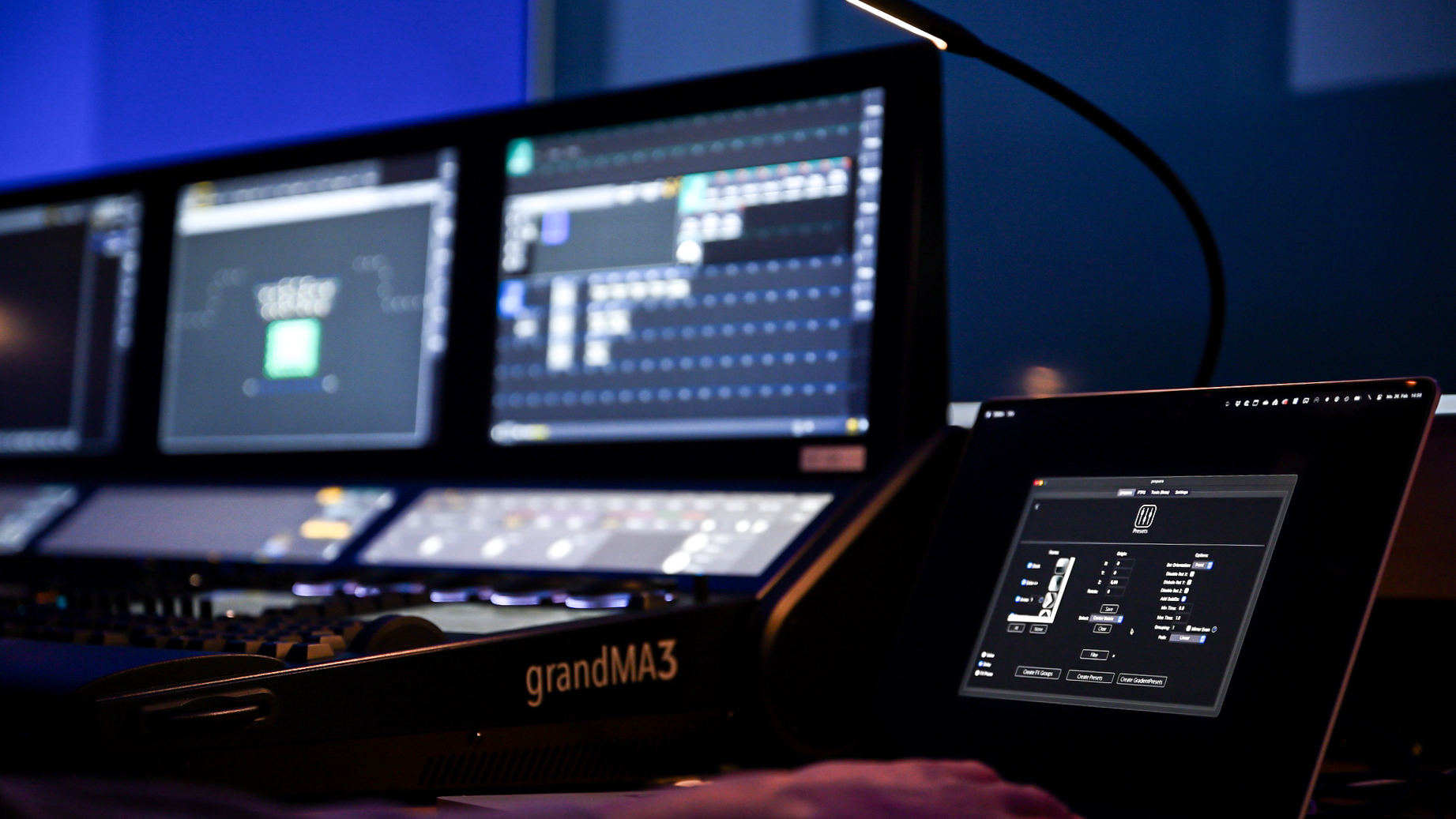 Image of the use of prepare with grandMA3